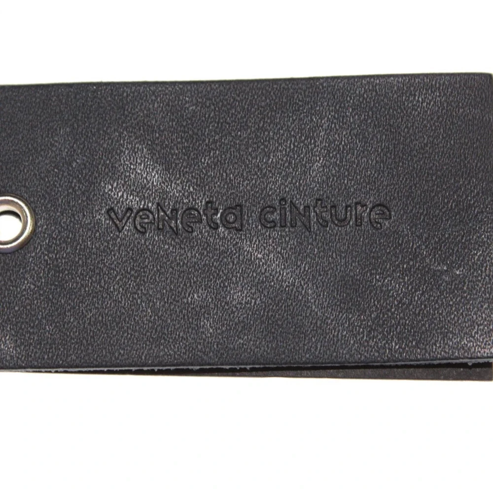 Veneta Cinture NWT Classic Belt Size 100 (US 38) in Blue Suede Leather